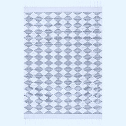 Arvin Olano x Rugs USA Fractal Diamond Wool Tasseled Area Rug | Wayfair